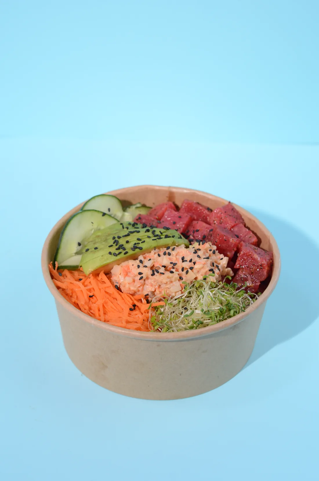 Poke saludable de Nutryfit para un plan mensual